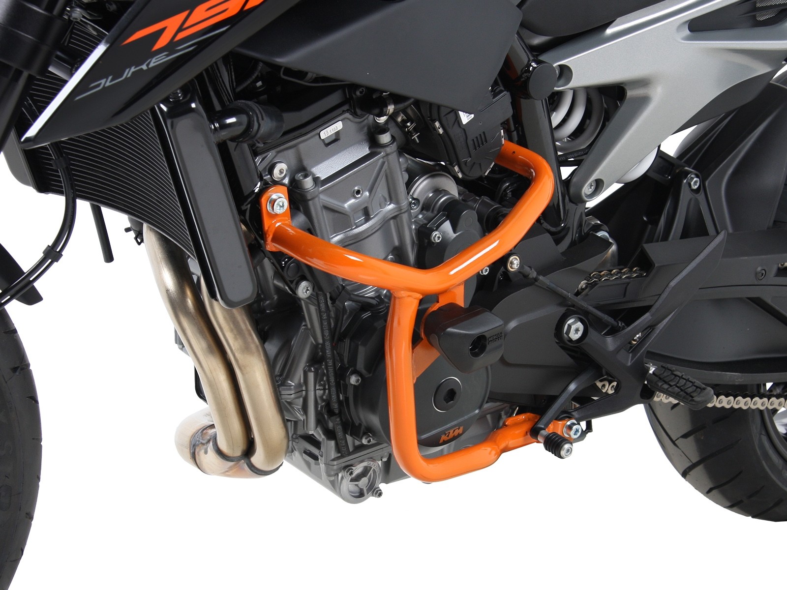 Motorschutzbügel orange  KTM 790 Duke ab Bj. 2018 Hepco & Becker