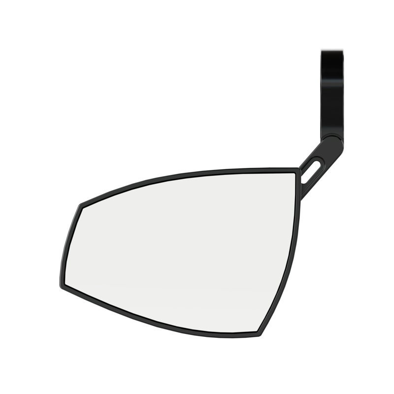 HIGHSIDER pro Lenkerendenspiegel Wave Schwarz/Gold (Paar)