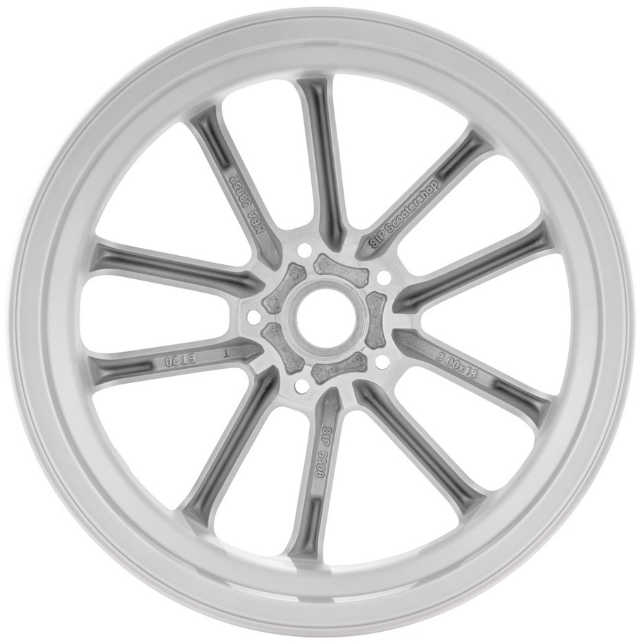 Felge vorne/hinten 13” für Vespa GTS/​GTS Super/​GTV/GT 60/​GT/​GT L 125-300ccm, silber