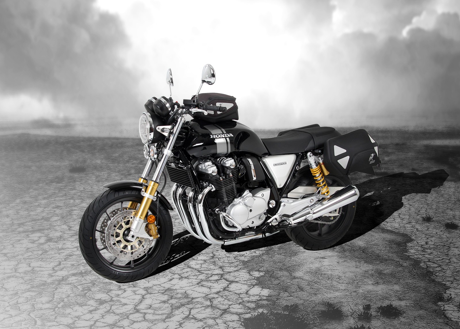 C-Bow Seitenträger chrom für Honda CB 1100 RS (17-20) Hepco & Becker