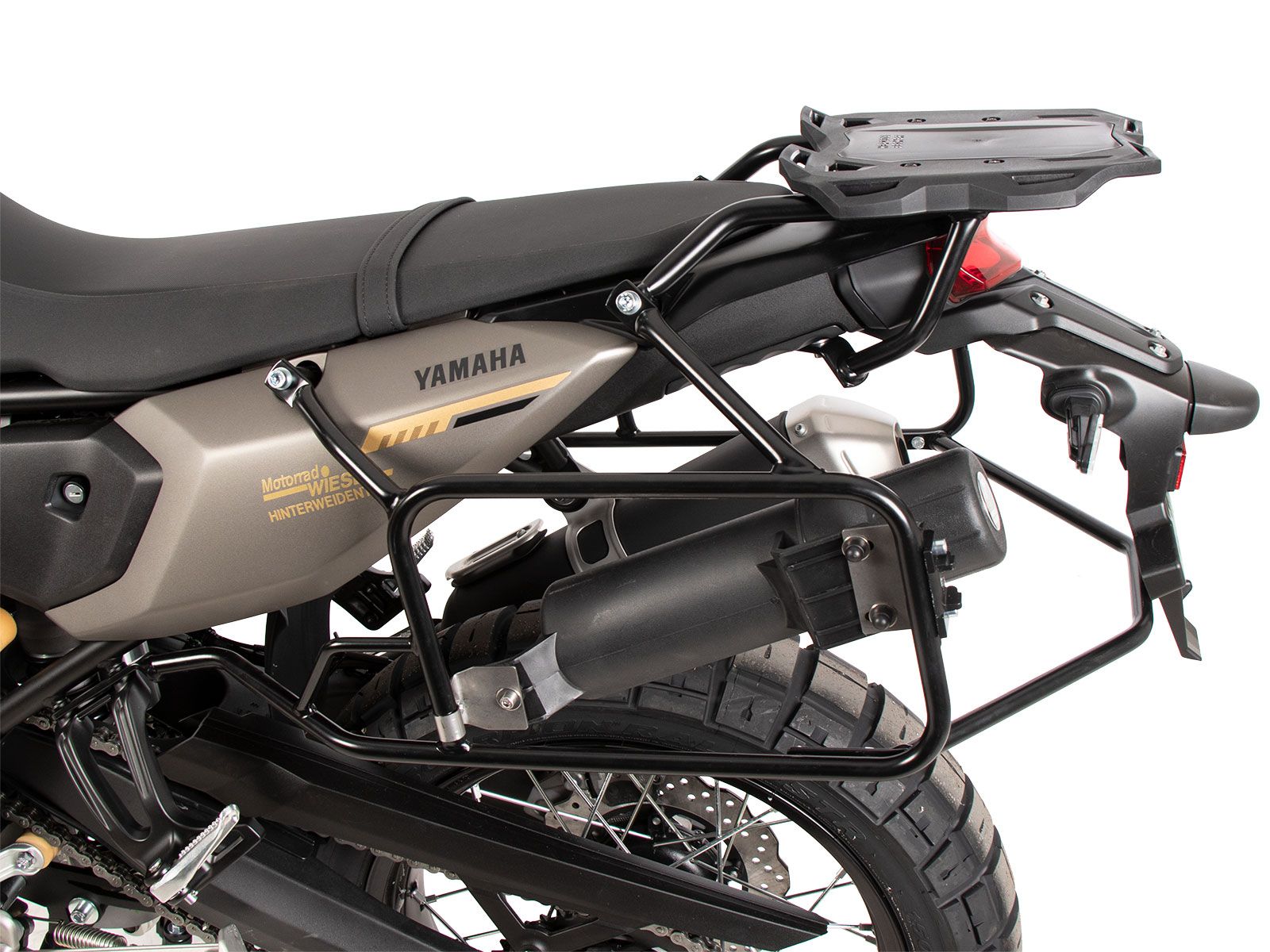 Seitenkofferträger festverschraubt schwarz für Yamaha Ténéré 700 (25-) Hepco & Becker