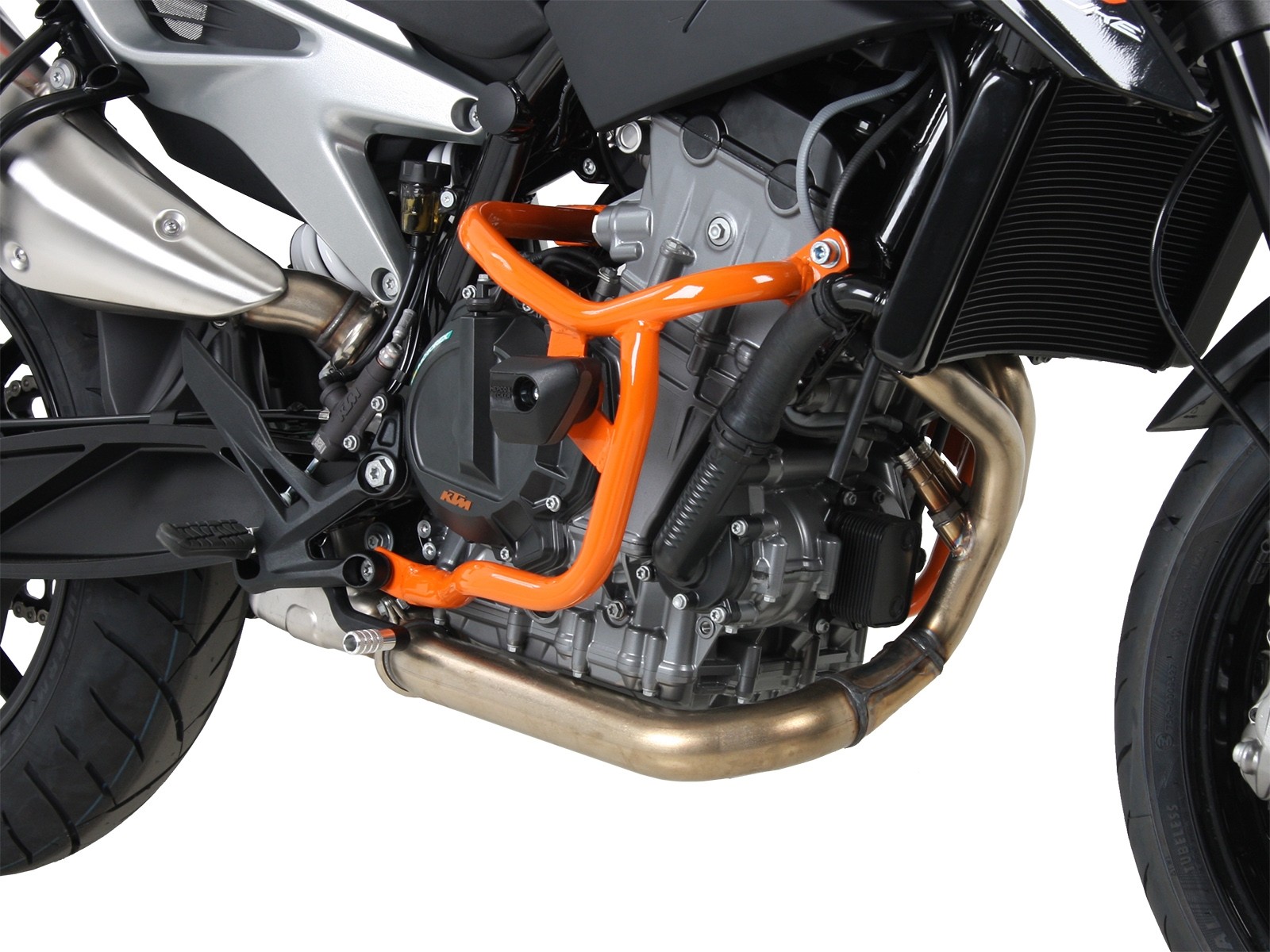 Motorschutzbügel orange  KTM 790 Duke ab Bj. 2018 Hepco & Becker