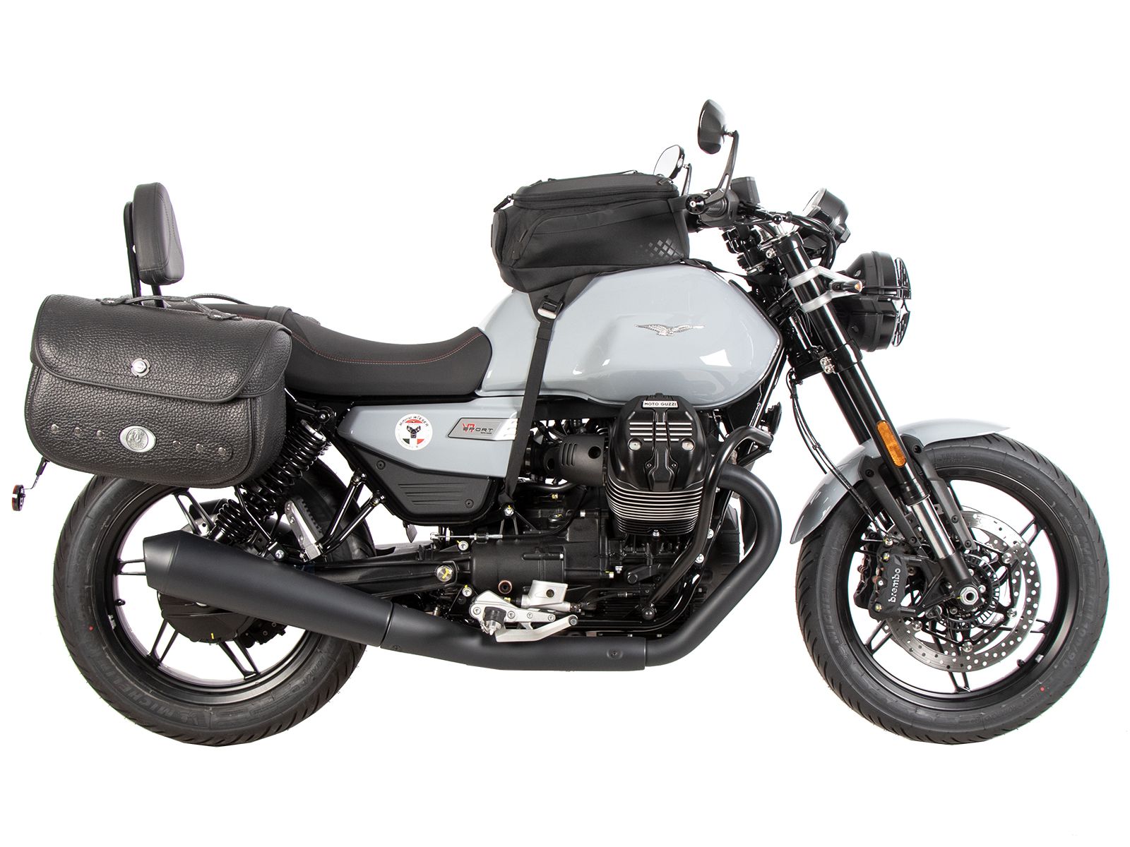 C-Bow Seitenträger schwarz für Moto Guzzi V7 850 Stone (25- ) Hepco & Becker