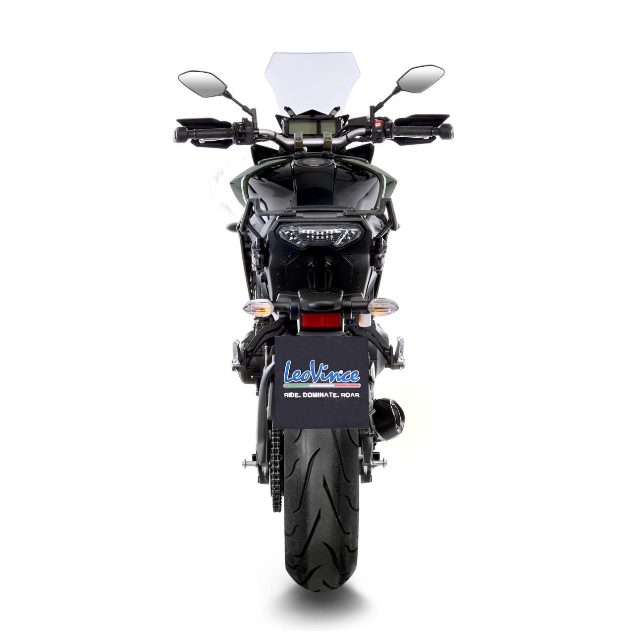 LeoVince Komplettanlage LV One Evo für Yamaha MT-09 /MT-10 /XSR 900, Carbon, Euro4, E-Gutachten
