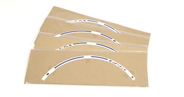 Felgendekor Aufklebersatz blau für Honda Forza125/350 Original