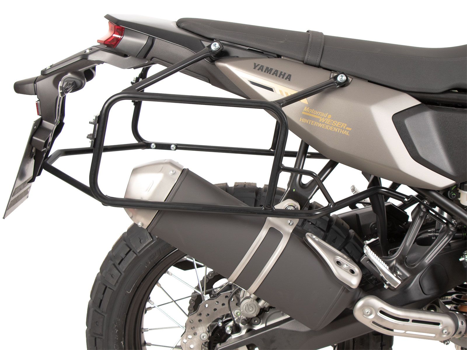 Seitenkofferträger festverschraubt schwarz für Yamaha Ténéré 700 (25-) Hepco & Becker