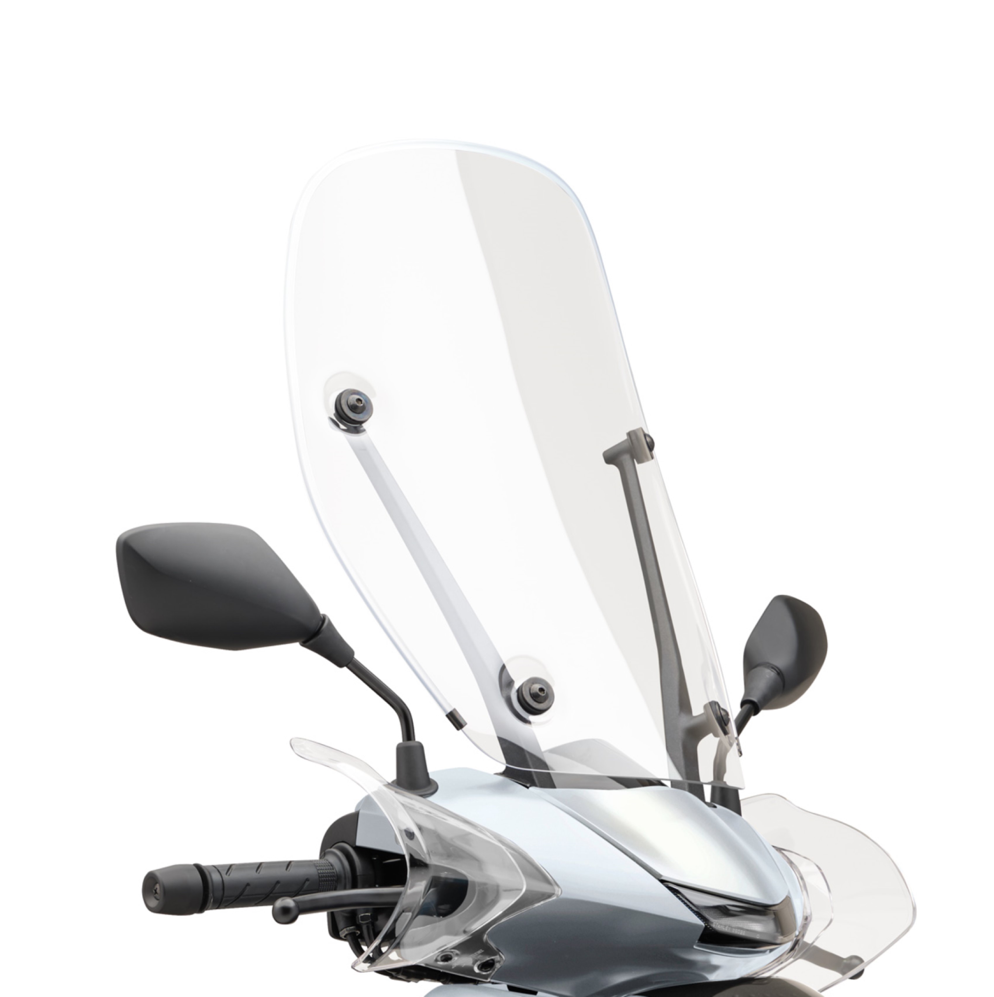 Hohes Windschild Pearl Nebbia White für Honda SH 350i (21-) Original