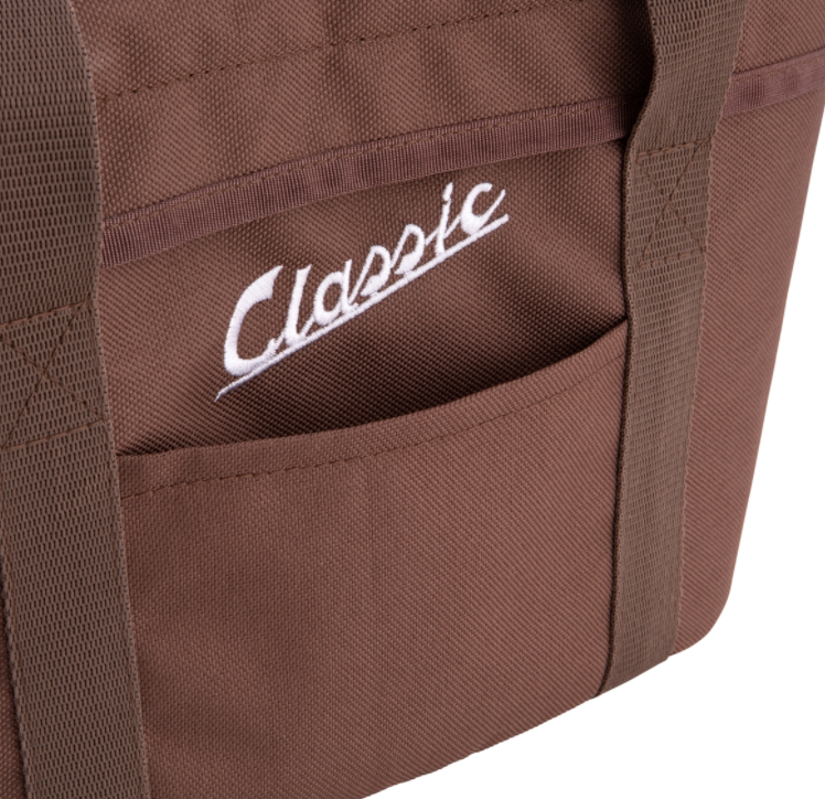 Gepäckkorb Classic für Vespa, dunkelbraun