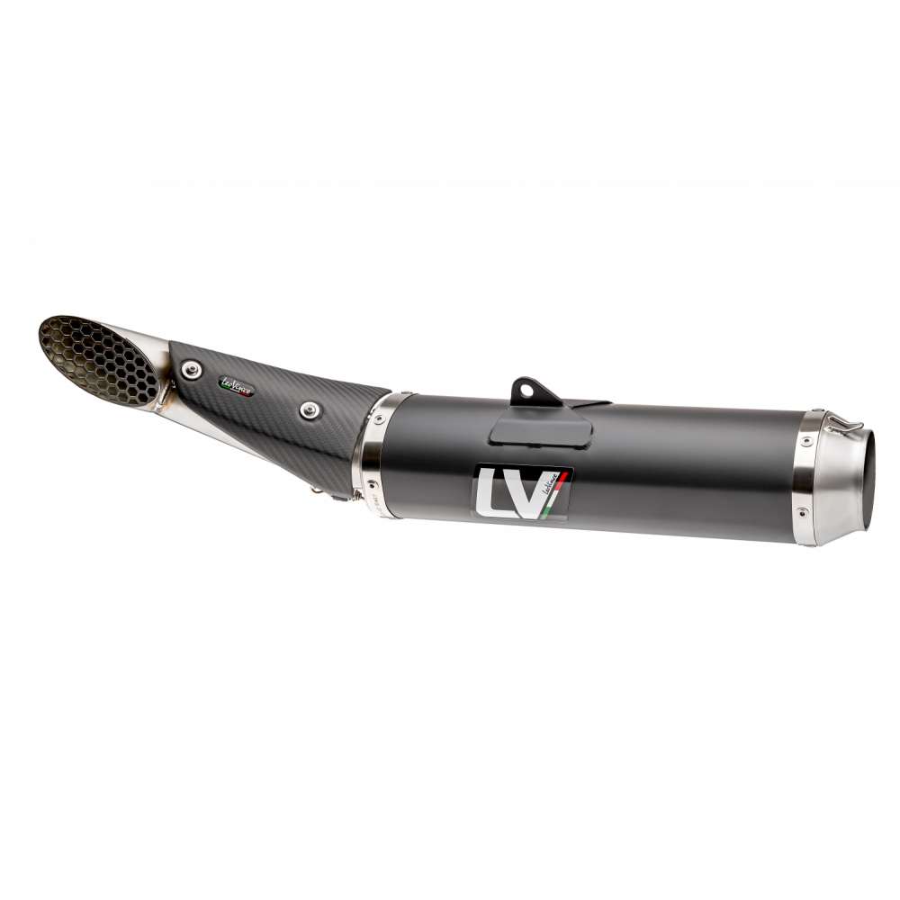 LeoVince Komplettanlage LV Race für Yamaha Tracer 9 /GT, Edelstahl schwarz, Euro5, ABE