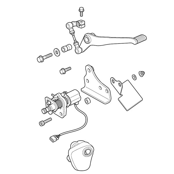Original Honda CTX700N DCT Fußschalthebel