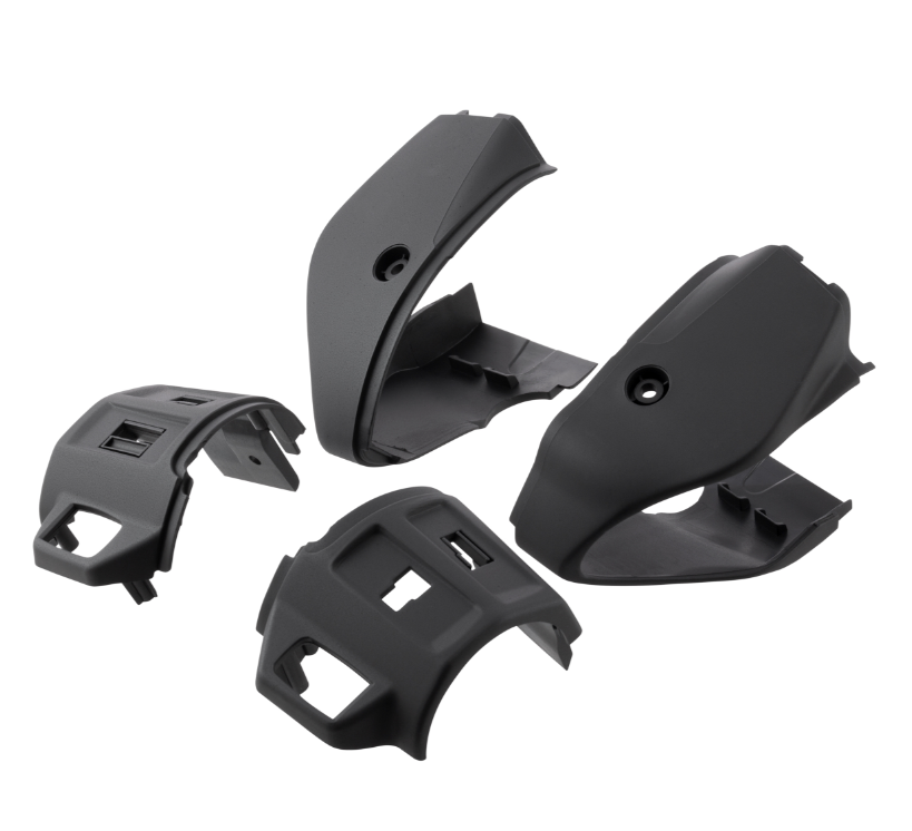 Abdeckung Schaltereinheit, links & rechts für Vepsa Primavera/​Sprint, schwarz matt