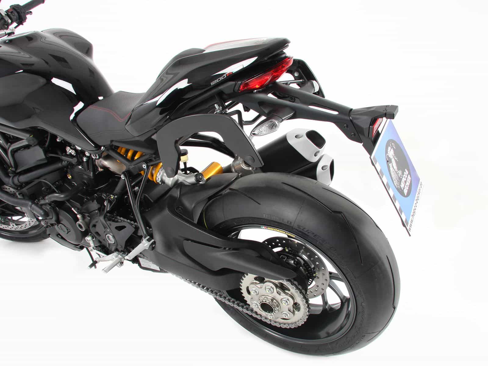 C-Bow Seitenträger schwarz für Ducati Monster 1200 R (16-20) Hepco & Becker