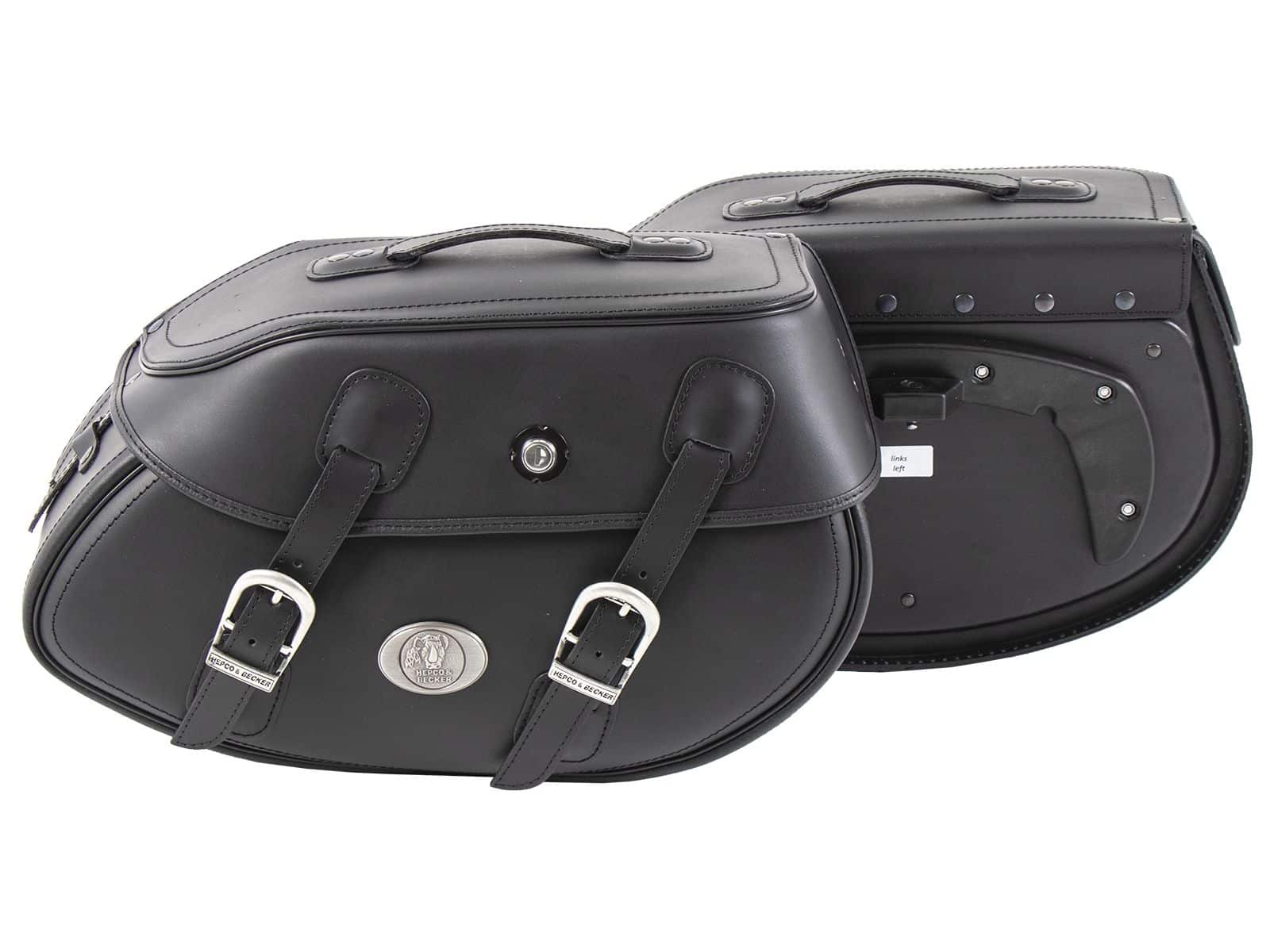 Satteltaschensatz Buffalo Big schwarz für C-Bow Träger Hepco & Becker