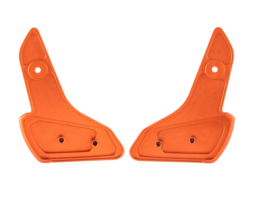 Fußrasten rechts und links für Vespa Primavera /​Sprint 50-150ccm 2T/​4T AC, orange matt