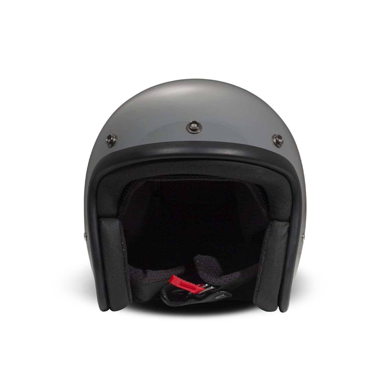 DMD Jethelm Retro, grau, glänzend, Crayon Grey, Fiberglas, ECE 22.06