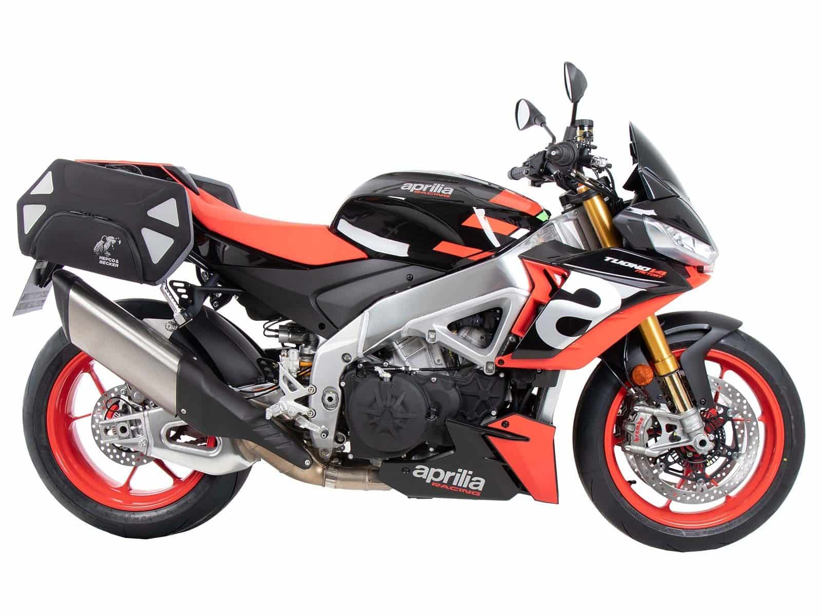 C-Bow Seitenträger schwarz für Aprilia Tuono V4 Factory /RSV 4 /RSV 4 Factory (21-24) Hepco & Becker