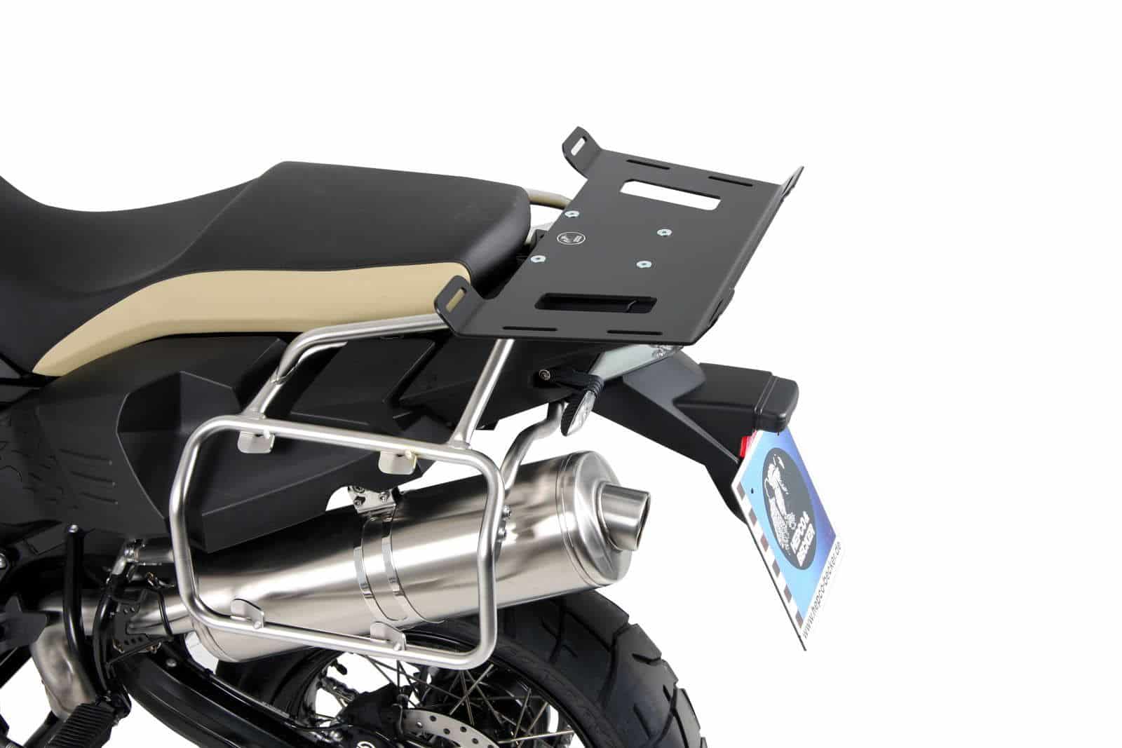 Gepäckbrückenverbreiterung schwarz für BMW F 800 GS Adventure Hepco & Becker