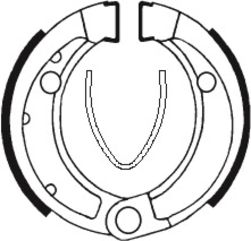 Tecnium ATV Organische Bremsbacken - BA048