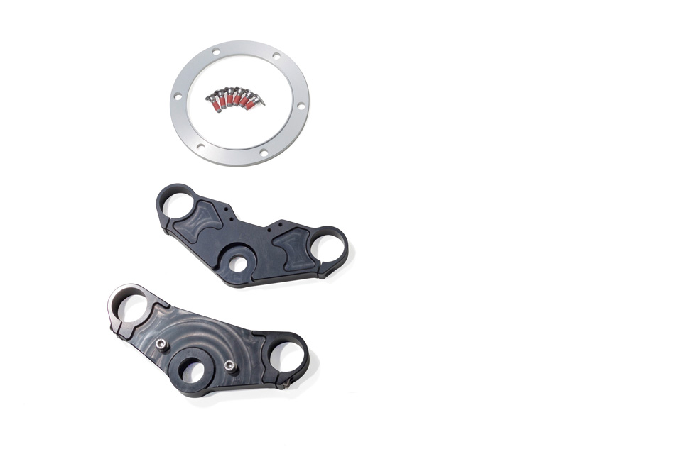LSL Gabelbrückenkit für Triumph Bonneville/Thruxton 11- / 52mm Offset