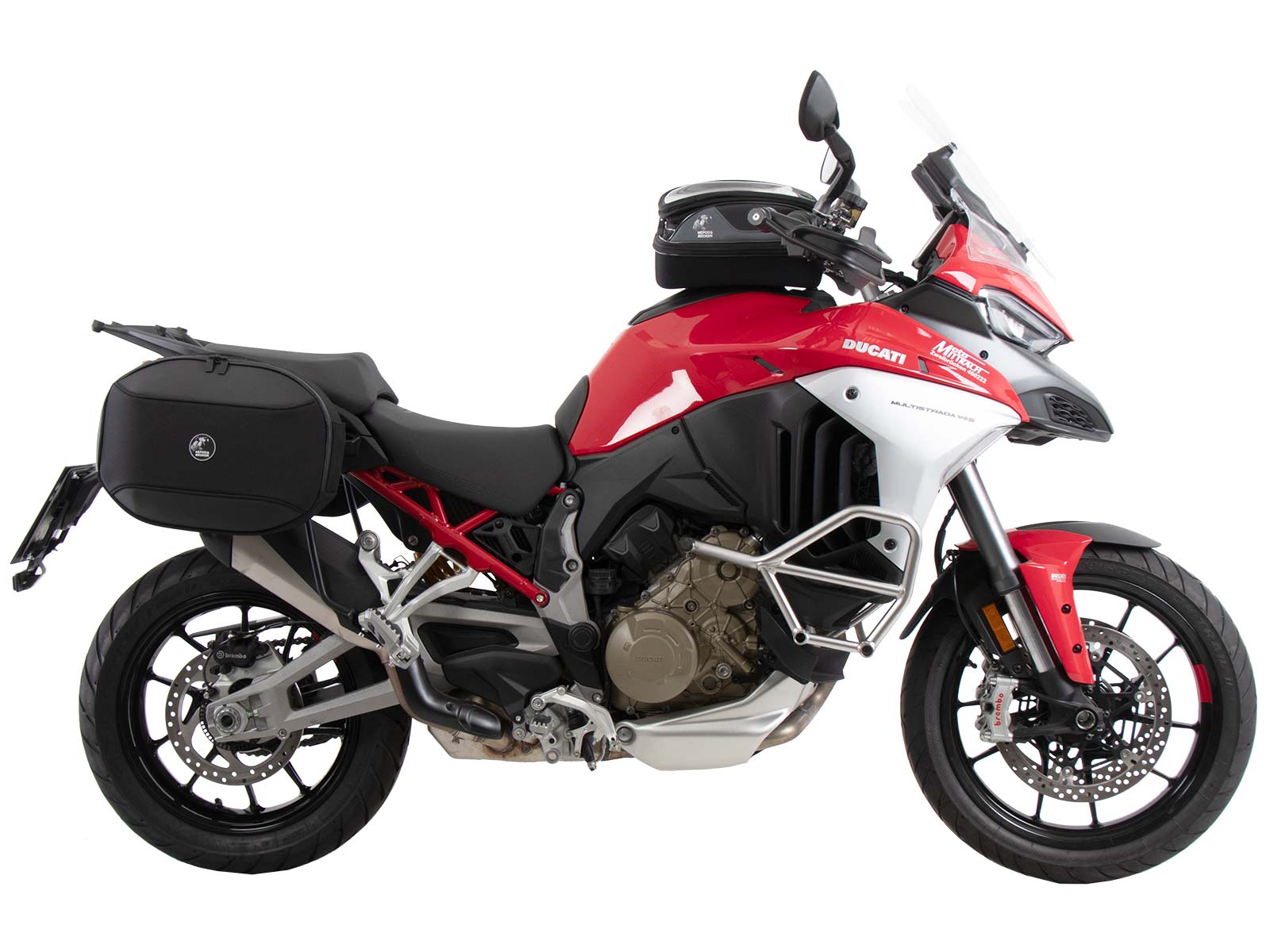 C-Bow Seitenträger schwarz für Ducati Multistrada V4/S/S Sport/Pikes Peak (21-24) /Rally (23-24)