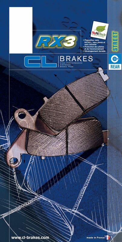 CL Brakes Racing Sintermetall Bremsbeläge - 2296RX3