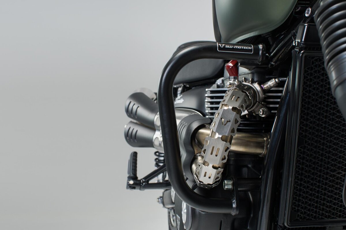 SW-Motech Sturzbügel für schwarz für Triumph Street Scrambler, Bonneville Bobber /Speedmaster
