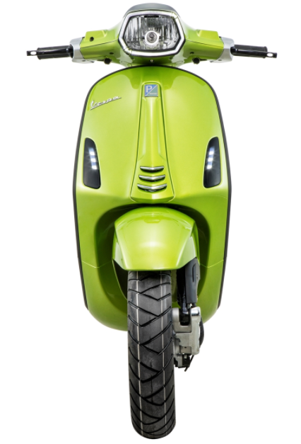 Lampenring schwarz glänzend LED Leuchtring für Vespa Sprint 50ccm 2T/​4T ('13-'18)