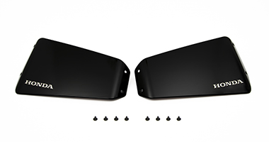 Kofferblenden-Set schwarz für das Seitenkoffer-Set für Honda Forza 750 2021-