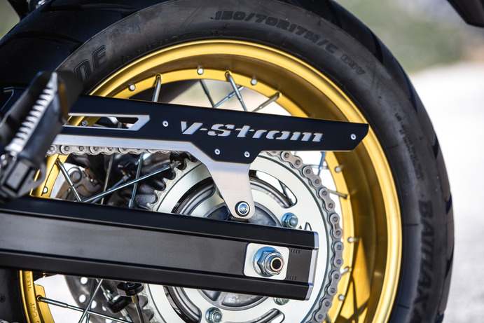 Kettenschutz Aluminium für Suzuki V-Strom 650 BJ. 2017