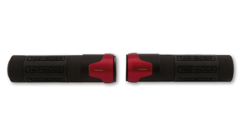 HIGHSIDER pro Akron Griffgummi Rot 7/8 Zoll (22,2 mm), 132 mm
