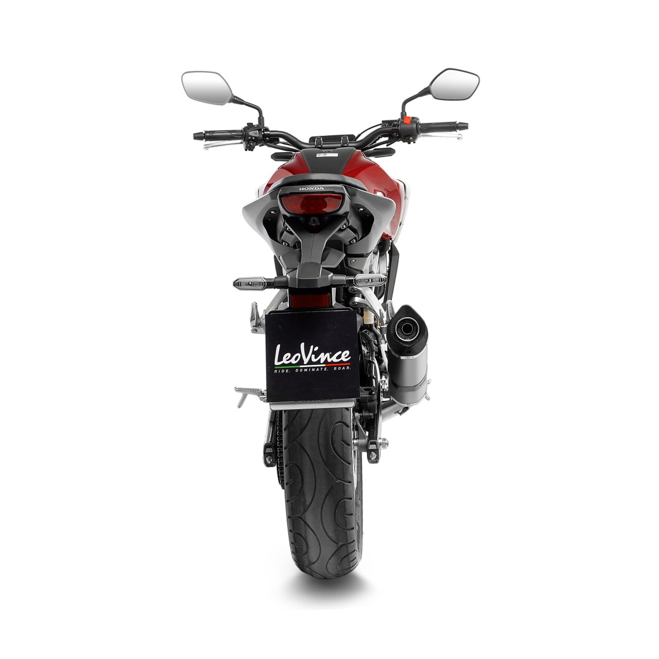 LeoVince Komplettanlage LV One Evo für Honda CB 125 R Neo Sports Cafe, silber, E-Gutachten