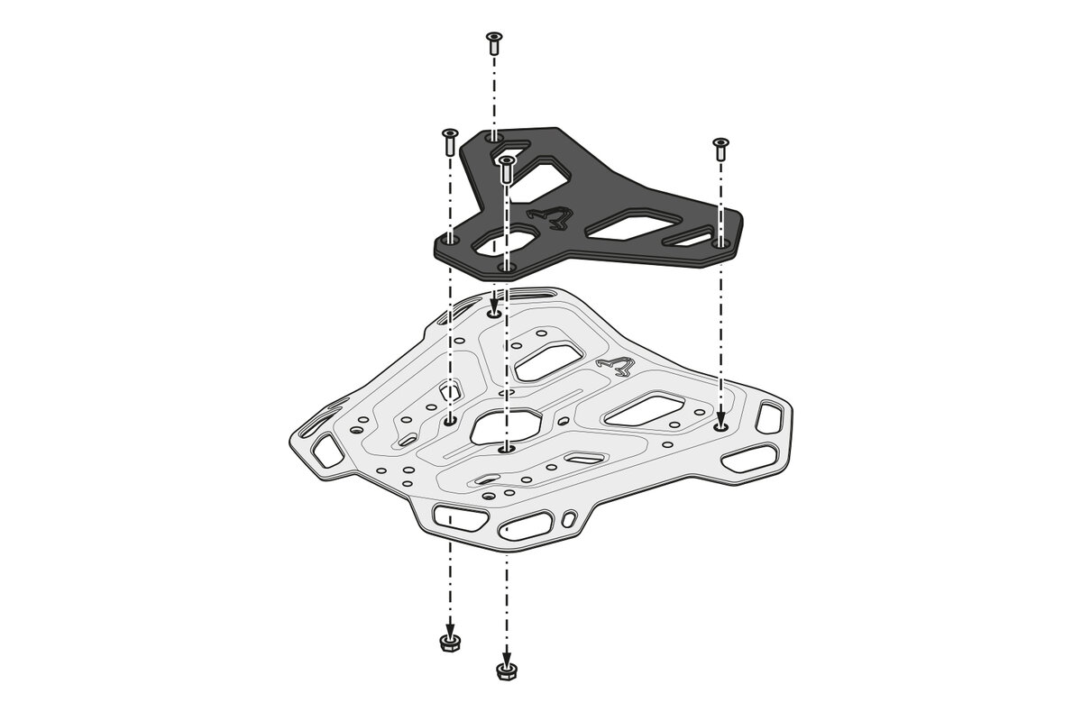 SW-Motech ADVENTURE-RACK Gepäckträger für Honda XL 750 Transalp (23-)