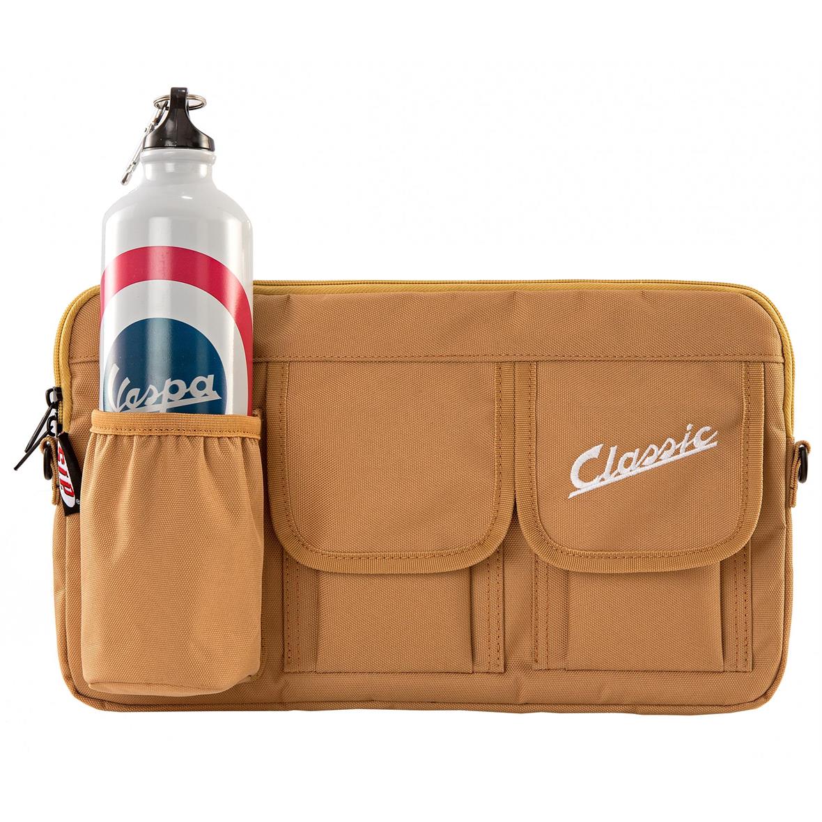 Tasche "Classic" für Gepäckfach/Handschuhfach Vespa - braun