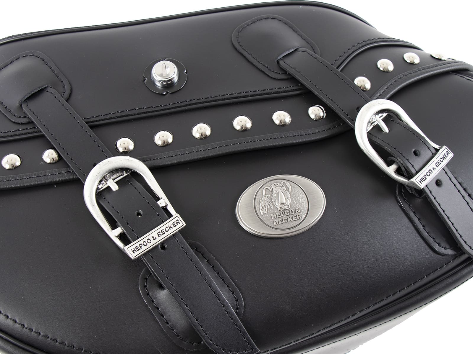 Satteltaschensatz Buffalo Big Custom schwarz für C-Bow Träger Hepco & Becker