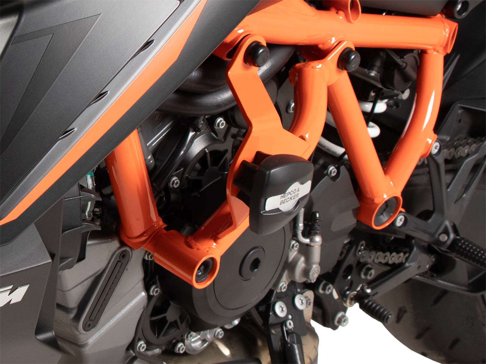 Motorschutzbügel inkl. Protectionpad orange für KTM 1390 Super Duke R / EVO (24-)