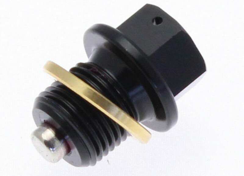 Tecnium Magnetische Ablassschraube - Aluminium schwarz M20x1,5x14