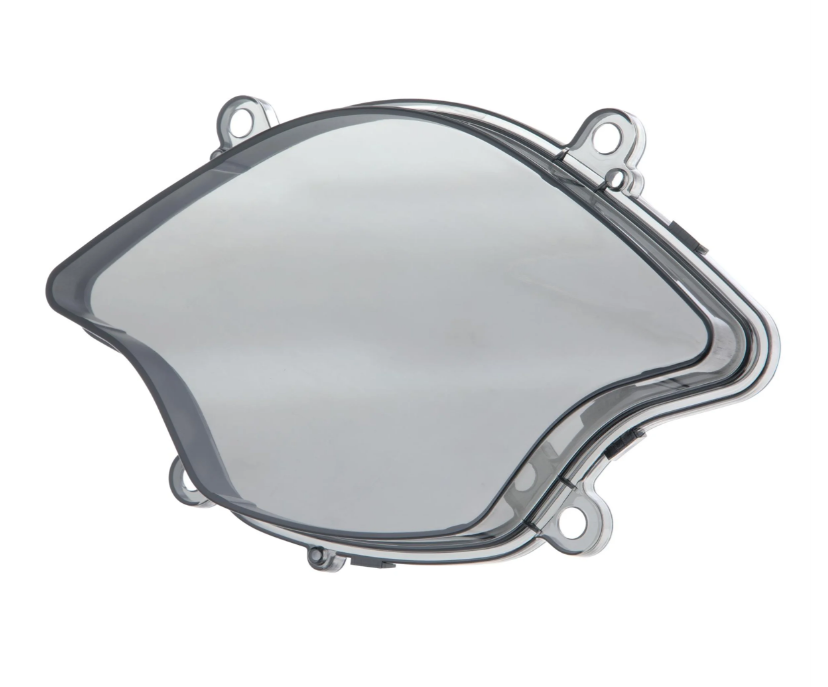 Tachometerglas für Vespa Primavera/​Sprint/Elettrica 50-150ccm, schwarz getönt