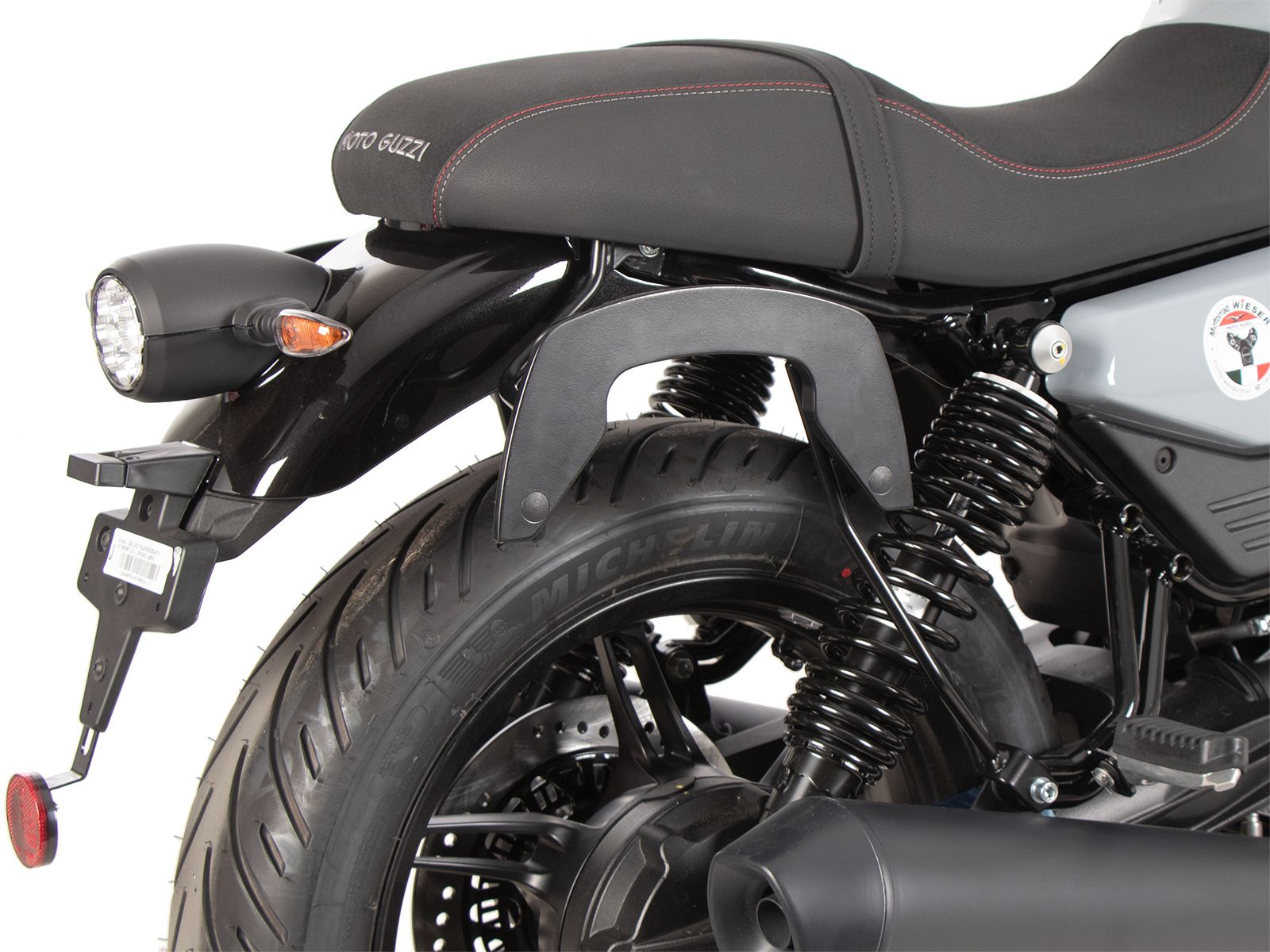 C-Bow Seitenträger schwarz für Moto Guzzi V7 850 Stone (25- ) Hepco & Becker