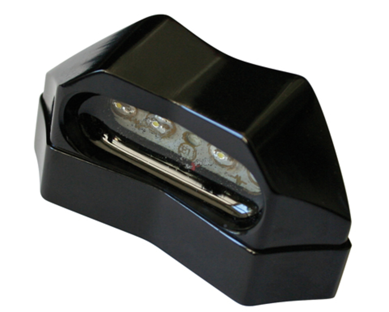 HIGHSIDER smart LED Kennzeichenbeleuchtung Schwarz (1Stck)