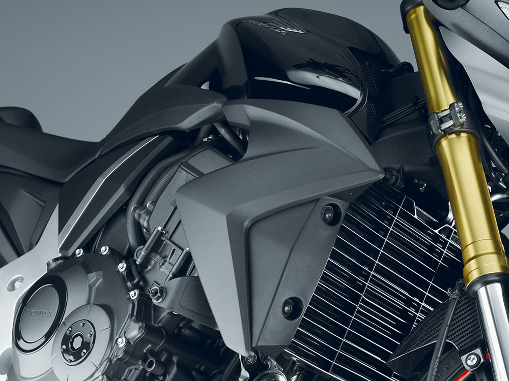 Original Honda CB 1000 R Kühlerverkleidungssatz Matt Schwarz