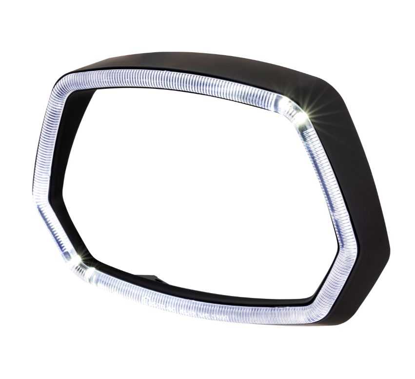 Lampenring LED Leuchtring für Vespa Sprint 50ccm 2T/​4T, schwarz matt