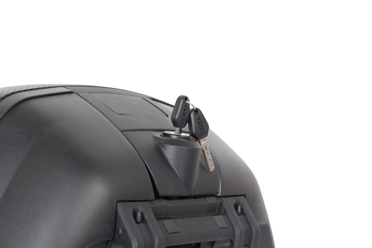 Shad Seitenkoffer Satz SH35, aluminium / schwarz, 35l