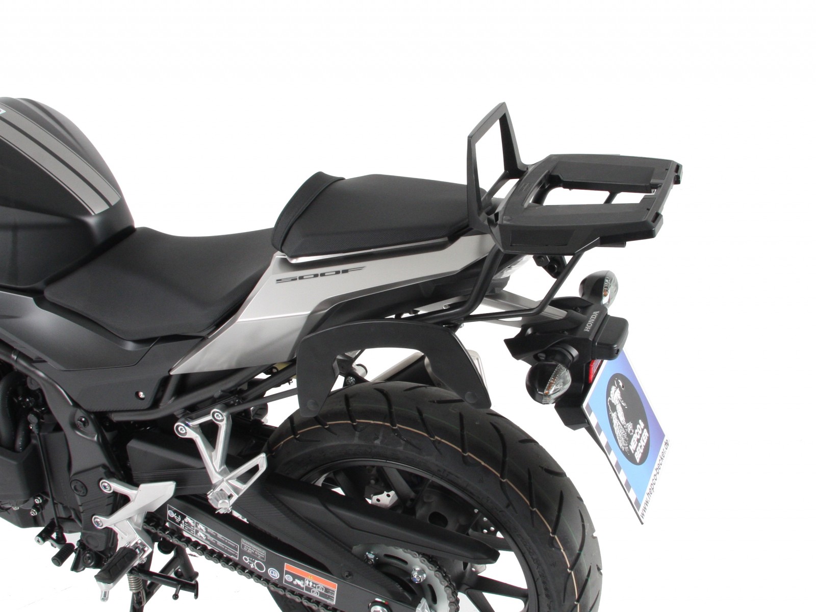 Alurack Topcase-Träger anthrazit für Honda CB 500 F (16-18) Hepco & Becker