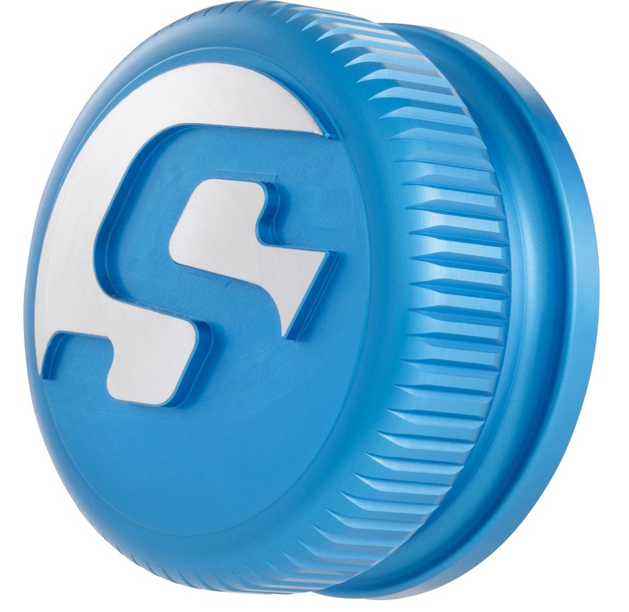 Tankdeckel für Vespa, blau matt