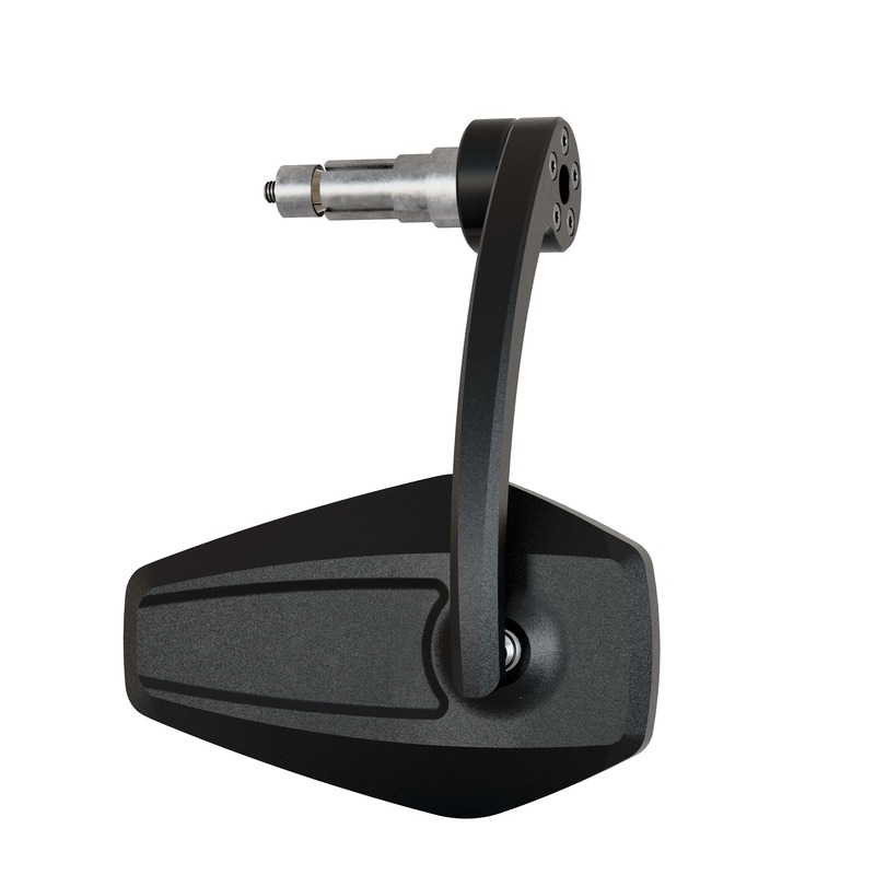 HIGHSIDER smart Lenkerendenspiegel Booster 2 EVO Schwarz (1Stck.)