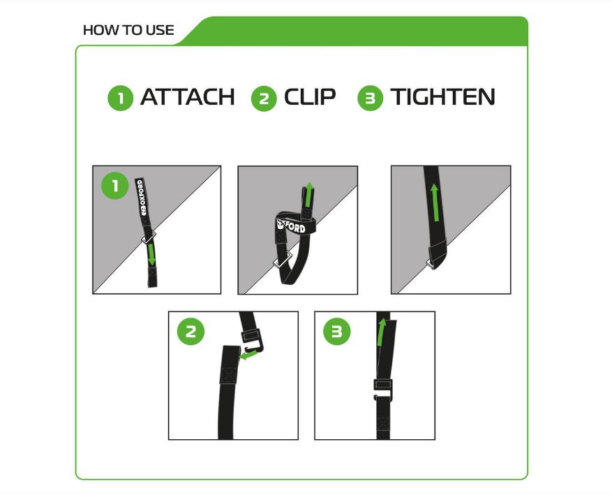 Atlas G-Hook, Spanngurtset 26mm x 1,2m, schwarz