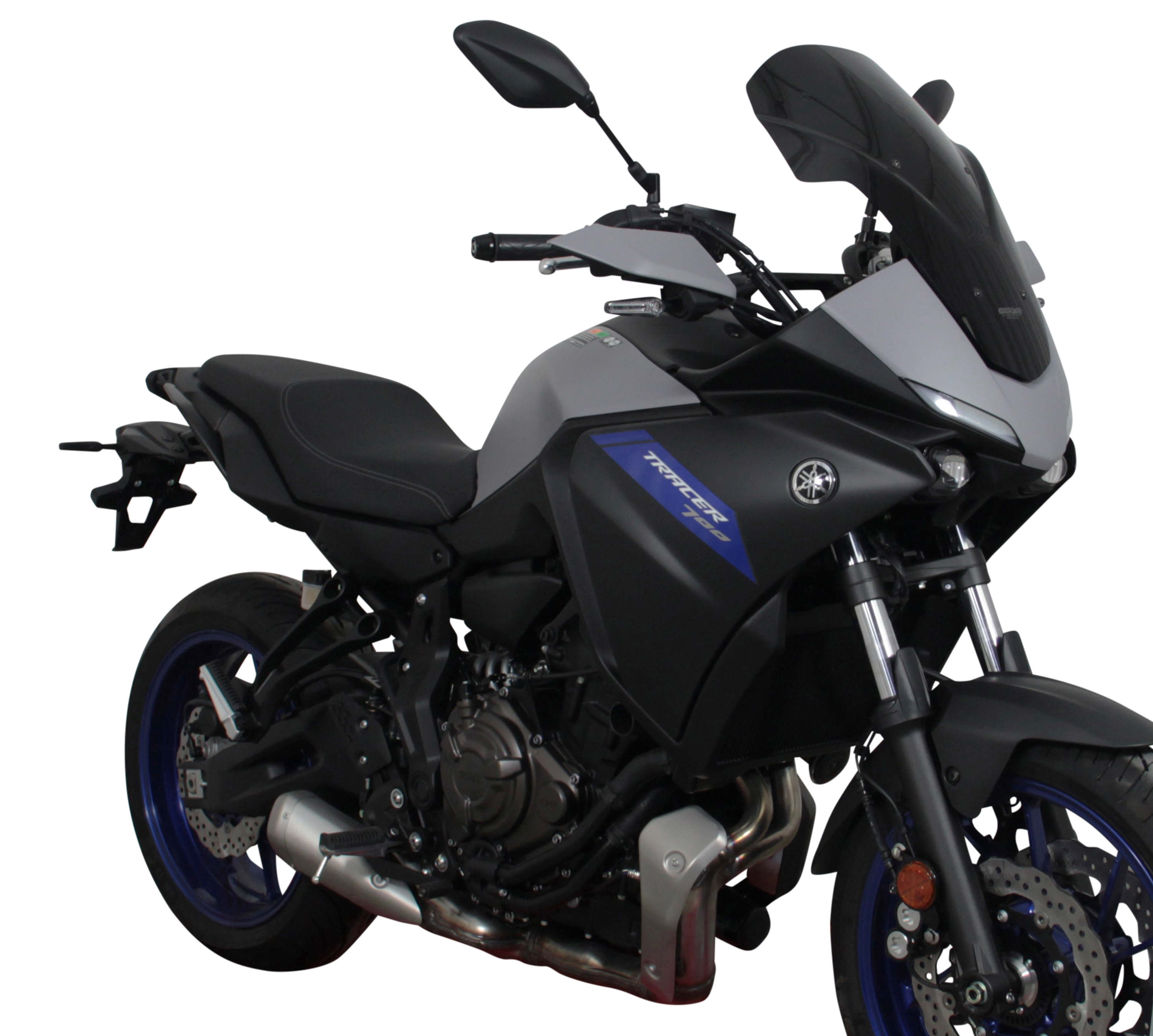MRA Tourenscheibe "TM" schwarz für Yamaha Tracer 700 / Tracer 7 (20-24)