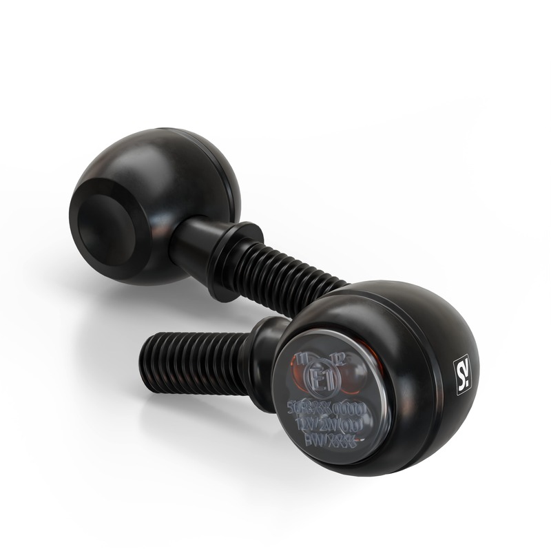 HIGHSIDER smart Circula-S Rück-, Bremslicht, Blinker Schwarz/Getönt 3in1, E-Geprüft (Paar)