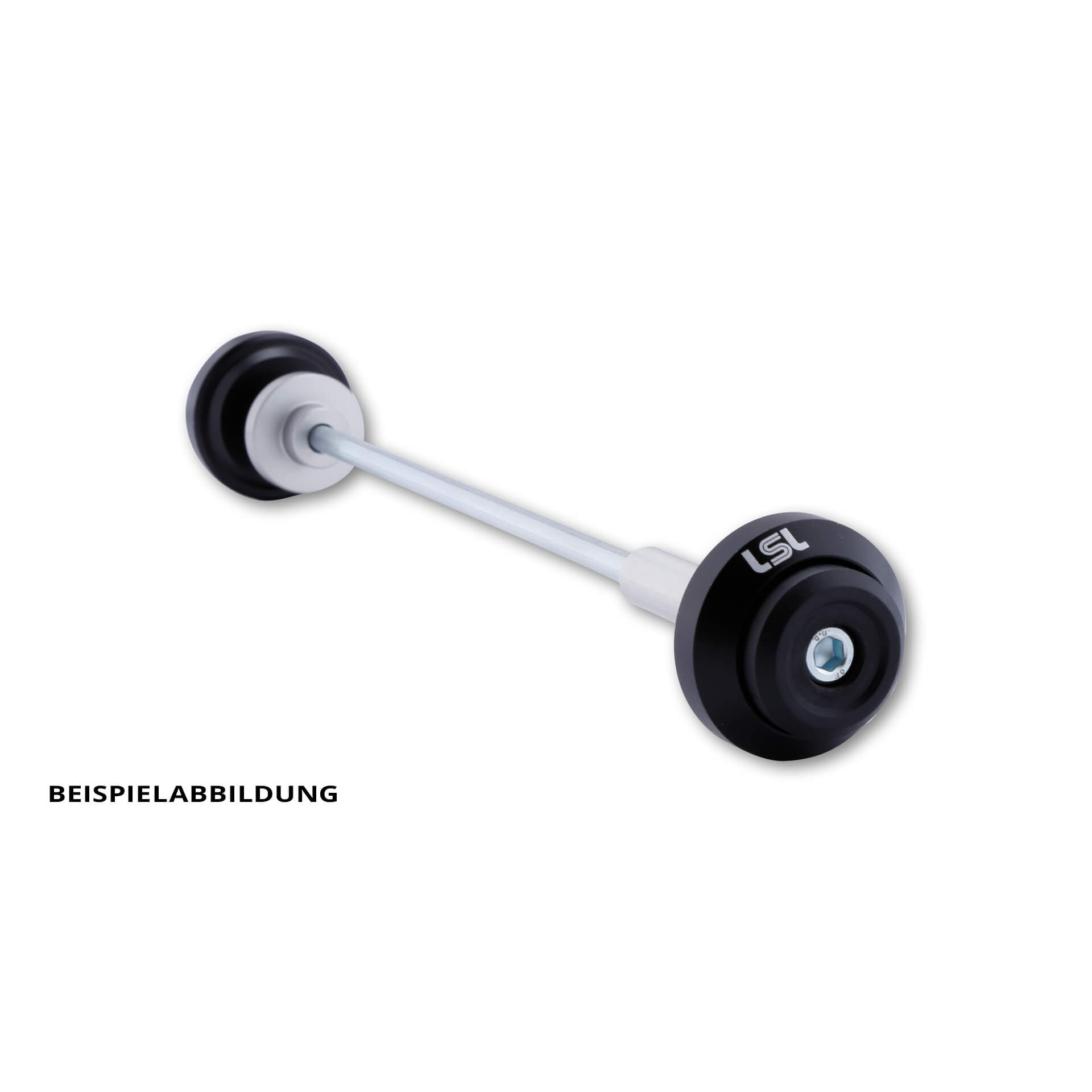 LSL Achs Ball GONIA für Ducati Monster 821, carbon look, hinten
