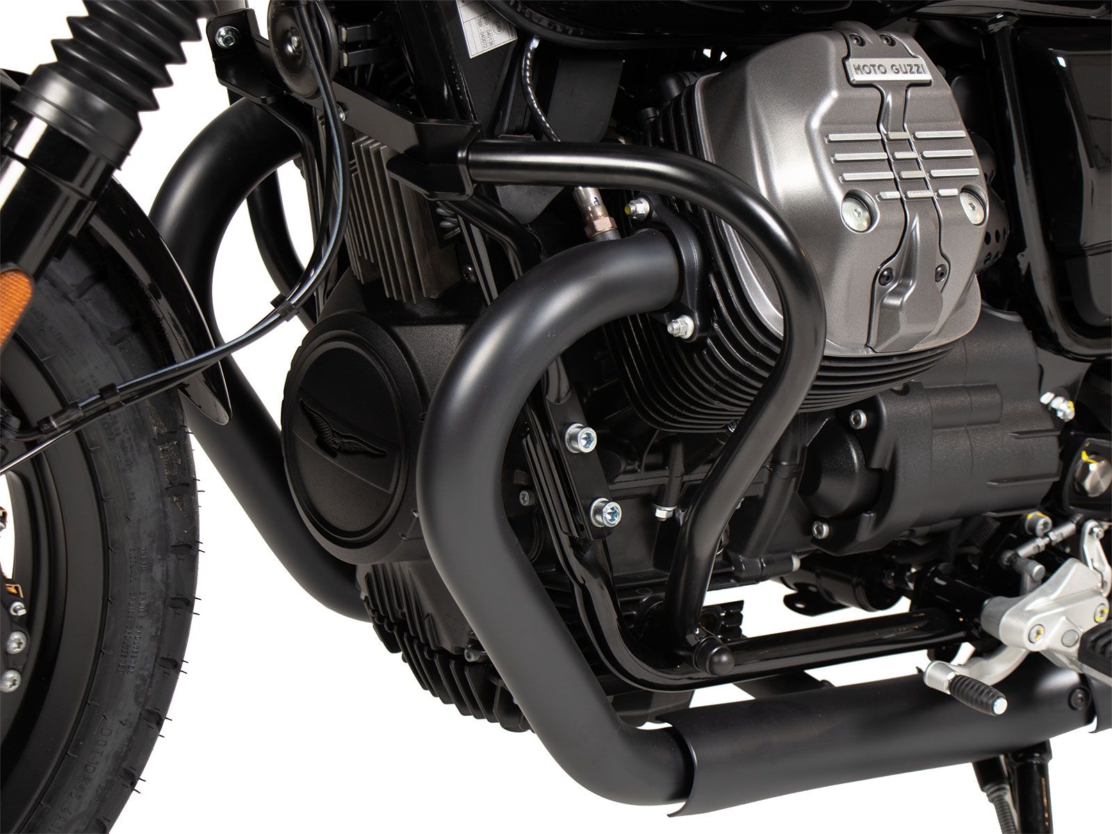 Motorschutzbügel schwarz für Moto Guzzi V7 Stone Special Edition (22-) Hepco & Becker
